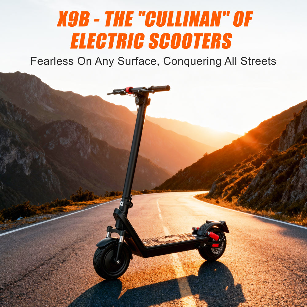 HX X9B 1000W Off-Road Electric Scooter with 48V 20Ah Battery, 10" Tires, 40KM/H