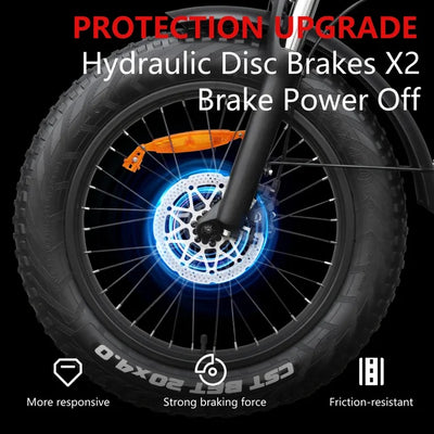 HX Q3 Fatbike E-Bike – Kraftvolles Elektrofahrrad für Stadt, Touren und Gelände