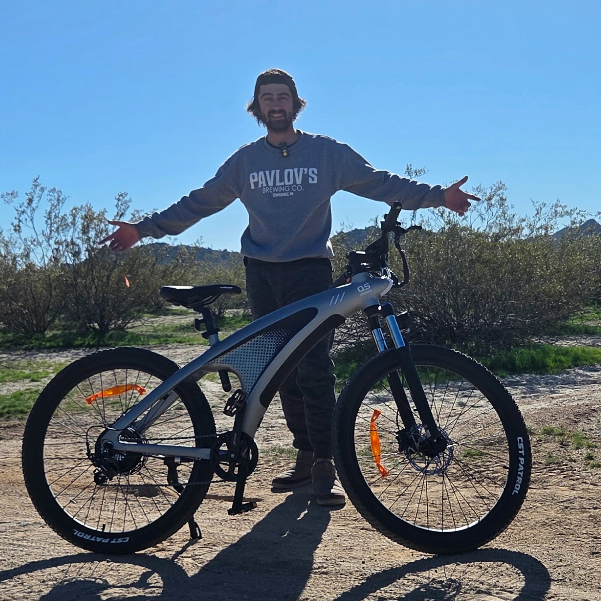 HX Q5 Shark Elektrofahrrad mit einem 48V 20Ah Akku